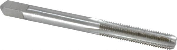 Made in USA - #12-32 UNEF 4 Flute Bright Finish High Speed Steel Straight Flute Standard Hand Tap - Bottoming, Right Hand Thread, 2-3/8" OAL, 15/16" Thread Length, H3 Limit, Oversize - Makers Industrial Supply