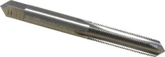 Made in USA - 5/16-32 UNEF 4 Flute Bright Finish High Speed Steel Straight Flute Standard Hand Tap - Plug, Right Hand Thread, 2-23/32" OAL, H3 Limit, Oversize - Exact Industrial Supply