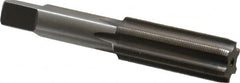 Made in USA - 3/4-32 UNS 6 Flute Bright Finish High Speed Steel Straight Flute Standard Hand Tap - Plug, Right Hand Thread, 4-1/4" OAL, H3 Limit, Oversize - Makers Industrial Supply