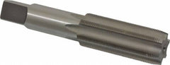 Made in USA - 1-20 UNEF 6 Flute Bright Finish High Speed Steel Straight Flute Standard Hand Tap - Plug, Right Hand Thread, 5-1/8" OAL, H3 Limit, Oversize - Exact Industrial Supply