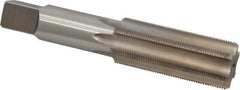 Made in USA - 1-20 UNEF 6 Flute Bright Finish High Speed Steel Straight Flute Standard Hand Tap - Bottoming, Right Hand Thread, 5-1/8" OAL, H3 Limit, Oversize - Exact Industrial Supply