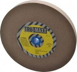 Tru-Maxx - 120 Grit Aluminum Oxide Bench & Pedestal Grinding Wheel - 10" Diam x 1-1/4" Hole x 1" Thick, 3250 Max RPM, P Hardness, Fine Grade , Vitrified Bond - Makers Industrial Supply