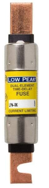 Cooper Bussmann - 250 VAC/VDC, 350 Amp, Time Delay General Purpose Fuse - Bolt-on Mount, 8-5/8" OAL, 100 at DC, 300 at AC (RMS) kA Rating, 2-1/16" Diam - Makers Industrial Supply