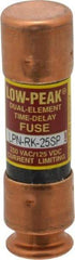 Cooper Bussmann - 125 VDC, 250 VAC, 25 Amp, Time Delay General Purpose Fuse - Bolt-on Mount, 50.8mm OAL, 100 at DC, 300 at AC (RMS) kA Rating, 9/16" Diam - Makers Industrial Supply