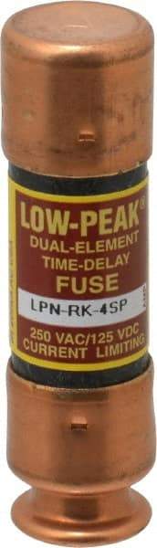 Cooper Bussmann - 125 VDC, 250 VAC, 4 Amp, Time Delay General Purpose Fuse - Fuse Holder Mount, 50.8mm OAL, 100 at DC, 300 at AC (RMS) kA Rating, 9/16" Diam - Makers Industrial Supply