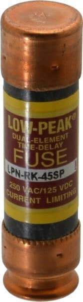 Cooper Bussmann - 125 VDC, 250 VAC, 45 Amp, Time Delay General Purpose Fuse - Fuse Holder Mount, 76.2mm OAL, 100 at DC, 300 at AC (RMS) kA Rating, 13/16" Diam - Makers Industrial Supply