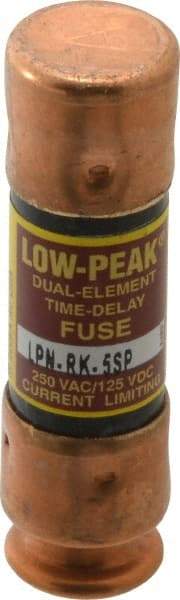 Cooper Bussmann - 125 VDC, 250 VAC, 5 Amp, Time Delay General Purpose Fuse - Fuse Holder Mount, 50.8mm OAL, 100 at DC, 300 at AC (RMS) kA Rating, 9/16" Diam - Makers Industrial Supply