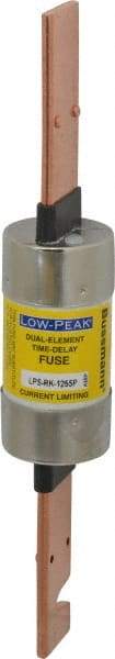 Cooper Bussmann - 300 VDC, 600 VAC, 125 Amp, Time Delay General Purpose Fuse - Bolt-on Mount, 9-5/8" OAL, 100 at DC, 300 at AC (RMS) kA Rating, 1.61" Diam - Makers Industrial Supply