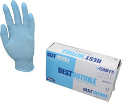 SHOWA - Size S, 4 mil, Industrial Grade, Powder Free Nitrile Disposable Gloves - Exact Industrial Supply