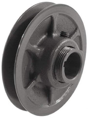 Browning - 5/8" Inside Diam x 2.87" Outside Diam, 1 Groove, Variable Pitched Sheave - Belt Section 3L, 1-11/16" Sheave Thickness, 17/32 to 25/32" Face Width - Makers Industrial Supply