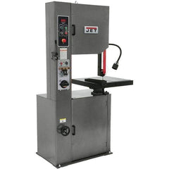 Jet - 20 Inch Throat Capacity, Variable Speed Pulley Vertical Bandsaw - 390 to 3280 (High), 65 to 555 (Low) SFPM, 2 HP, Three Phase - Makers Industrial Supply