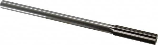 Interstate - 0.535" High Speed Steel Chucking Reamer - Straight Flute, 0.4355" Straight Shank, 2" Flute Length, 8" OAL - Makers Industrial Supply