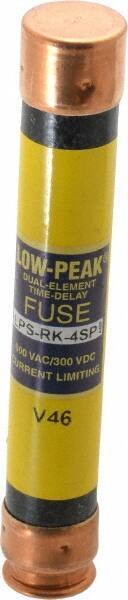 Cooper Bussmann - 300 VDC, 600 VAC, 4 Amp, Time Delay General Purpose Fuse - Fuse Holder Mount, 127mm OAL, 100 at DC, 300 at AC (RMS) kA Rating, 13/16" Diam - Makers Industrial Supply