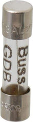 Cooper Bussmann - 250 VAC, 32 VDC, 6.3 Amp, Fast-Acting Miniature Glass Fuse - 20mm OAL, 5mm Diam - Makers Industrial Supply