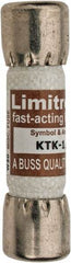 Cooper Bussmann - 600 VAC, 0.13 Amp, Fast-Acting General Purpose Fuse - Fuse Holder Mount, 1-1/2" OAL, 100 at AC kA Rating, 13/32" Diam - Makers Industrial Supply