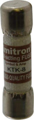 Cooper Bussmann - 600 VAC, 8 Amp, Fast-Acting General Purpose Fuse - Fuse Holder Mount, 1-1/2" OAL, 100 at AC kA Rating, 13/32" Diam - Makers Industrial Supply