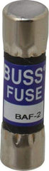 Cooper Bussmann - 250 VAC, 2 Amp, Fast-Acting General Purpose Fuse - Fuse Holder Mount, 1-1/2" OAL, 10 at 125 V kA Rating, 13/32" Diam - Makers Industrial Supply