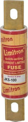 Cooper Bussmann - 600 VAC, 100 Amp, Fast-Acting General Purpose Fuse - Bolt-on Mount, 4-5/8" OAL, 200 (RMS) kA Rating, 1-1/8" Diam - Makers Industrial Supply