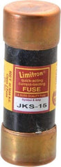 Cooper Bussmann - 600 VAC, 15 Amp, Fast-Acting General Purpose Fuse - Fuse Holder Mount, 2-1/4" OAL, 200 (RMS) kA Rating, 13/16" Diam - Makers Industrial Supply