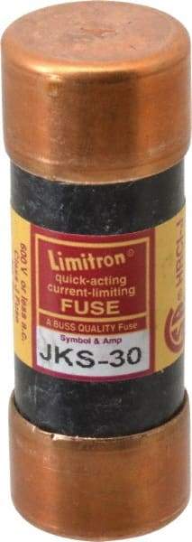 Cooper Bussmann - 600 VAC, 30 Amp, Fast-Acting General Purpose Fuse - Fuse Holder Mount, 2-1/4" OAL, 200 (RMS) kA Rating, 13/16" Diam - Makers Industrial Supply