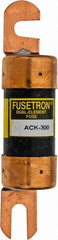 Cooper Bussmann - 300 Amp Time Delay Fast-Acting Forklift & Truck Fuse - 80VAC, 80VDC, 4.71" Long x 1" Wide, Littelfuse CCK300, Bussman ACK-300, Ferraz Shawmut ACK300 - Makers Industrial Supply