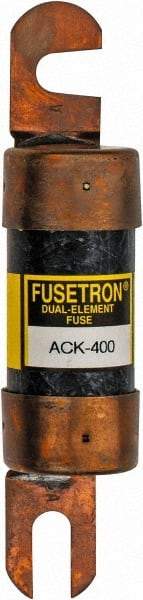 Cooper Bussmann - 400 Amp Time Delay Fast-Acting Forklift & Truck Fuse - 80VAC, 80VDC, 4.71" Long x 1" Wide, Bussman ACK-400, Ferraz Shawmut ACK400 - Makers Industrial Supply