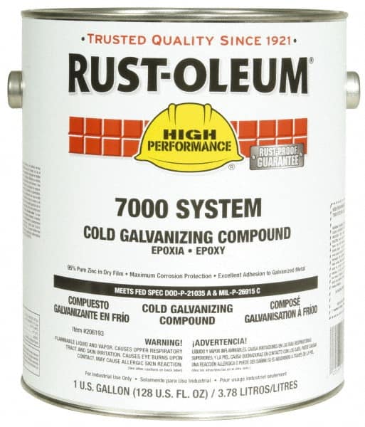 Rust-Oleum - 1 Gal Zinc Cold Galvanizing Compound - Comes in Pail - Makers Industrial Supply