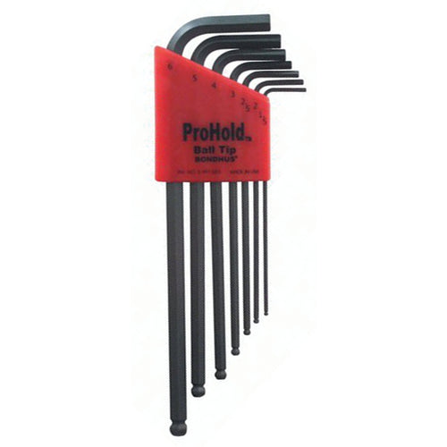 7PC TIP BALL END L-WRENCH SET - Makers Industrial Supply