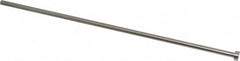 Gibraltar - 1/4" Pin Diam, 7/16" Head Diam x 3/16" Head Height, 12" OAL, Straight Ejector Pin - Steel, 11-13/16" Pin Length - Makers Industrial Supply