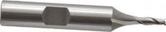 OSG - 1/8", 3/8" LOC, 3/8" Shank Diam, 2-5/16" OAL, 2 Flute, Cobalt Square End Mill - Single End, Uncoated, Spiral Flute, 30° Helix, Centercutting, Right Hand Cut, Right Hand Flute, Series 520 - Makers Industrial Supply