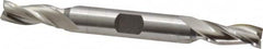 OSG - 5/16", 3/4" LOC, 3/8" Shank Diam, 3-1/2" OAL, 3 Flute, Cobalt Square End Mill - Double End, Uncoated, Spiral Flute, 30° Helix, Centercutting, Right Hand Cut, Right Hand Flute, Series 532 - Makers Industrial Supply