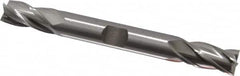 OSG - 3/8", 3/4" LOC, 3/8" Shank Diam, 3-1/2" OAL, 4 Flute, Cobalt Square End Mill - Double End, Uncoated, Spiral Flute, 30° Helix, Centercutting, Right Hand Cut, Right Hand Flute, Series 543 - Makers Industrial Supply