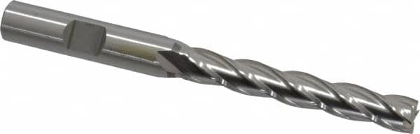 OSG - 5/16", 2" LOC, 3/8" Shank Diam, 3-3/4" OAL, 4 Flute, Cobalt Square End Mill - Makers Industrial Supply