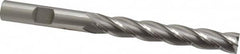 OSG - 3/8", 2-1/2" LOC, 3/8" Shank Diam, 4-1/4" OAL, 4 Flute, Cobalt Square End Mill - Single End, Uncoated, Spiral Flute, 30° Helix, Centercutting, Right Hand Cut, Right Hand Flute, Series 558 - Makers Industrial Supply