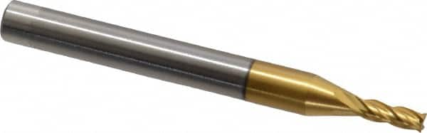 OSG - 3/32", 9/32" LOC, 3/16" Shank Diam, 1-7/8" OAL, 4 Flute, Powdered Metal Square End Mill - Makers Industrial Supply