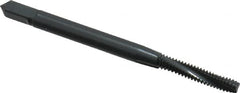 OSG - #4-40 UNC 3 Flute Modified Bottoming Spiral Flute Tap - Powdered Metal, Oxide Finish, 1-7/8" OAL, Right Hand Flute, Right Hand Thread, H3, Series 313NI - Makers Industrial Supply