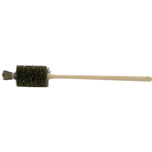 Toilet Bowl Brush, Professional, Grey Tampico Fill, Hardwood Handle - Makers Industrial Supply