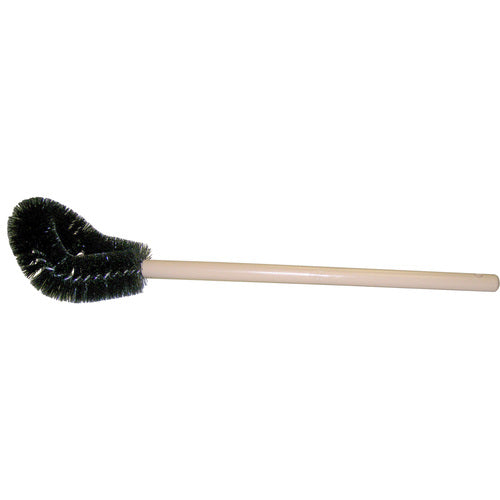 Toilet Bowl Brush, Black Nylon Fill, Plastic Handle - Makers Industrial Supply