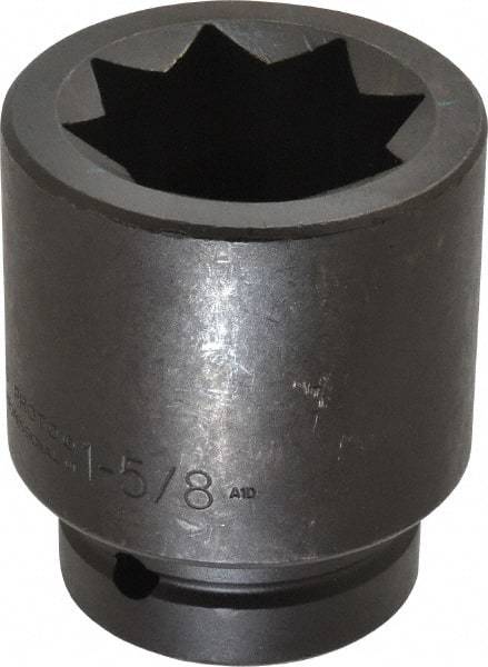 Proto - 1" Drive 1-5/8" Impact Socket - 8 Points, 3-1/2" OAL - Makers Industrial Supply