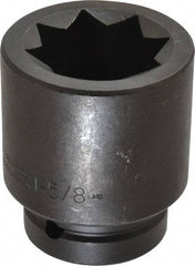 Proto - 1" Drive 1-5/8" Impact Socket - 8 Points, 3-1/2" OAL - Makers Industrial Supply