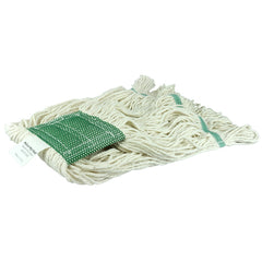 Small Wet Mop Head, Loop End, 4-Ply Cotton Yarn - Makers Industrial Supply