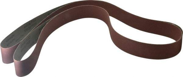 Tru-Maxx - 2" Wide x 132" OAL, 320 Grit, Aluminum Oxide Abrasive Belt - Aluminum Oxide, Extra Fine, Coated, J Weighted Cloth Backing - Makers Industrial Supply