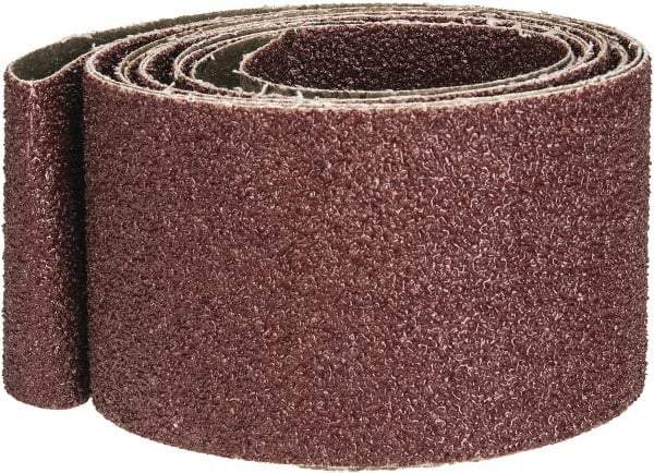 Tru-Maxx - 3" Wide x 132" OAL, 36 Grit, Aluminum Oxide Abrasive Belt - Aluminum Oxide, Very Coarse, Coated, X Weighted Cloth Backing - Makers Industrial Supply