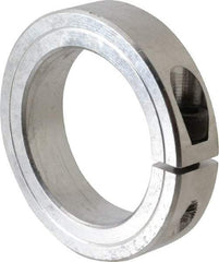 Climax Metal Products - 2-1/4" Bore, Aluminum, One Piece Clamping Shaft Collar - 3-1/4" Outside Diam, 3/4" Wide - Makers Industrial Supply