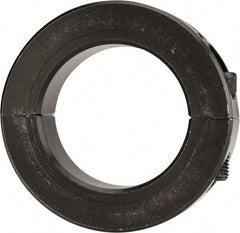 Climax Metal Products - 1-13/16" Bore, Steel, Two Piece Two Piece Split Shaft Collar - 2-7/8" Outside Diam, 11/16" Wide - Makers Industrial Supply