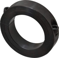 Climax Metal Products - 2-9/16" Bore, Steel, Two Piece Two Piece Split Shaft Collar - 3-7/8" Outside Diam, 7/8" Wide - Makers Industrial Supply