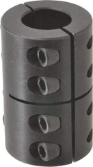 Climax Metal Products - 7/8" Inside x 1-5/8" Outside Diam, Two Piece Rigid Coupling without Keyway - 2-1/2" Long - Makers Industrial Supply