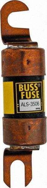 Cooper Bussmann - 350 Amp Time Delay Fast-Acting Forklift & Truck Fuse - 125VAC, 125VDC, 4.71" Long x 1" Wide, Bussman ALS-350, Ferraz Shawmut ALS350 - Makers Industrial Supply