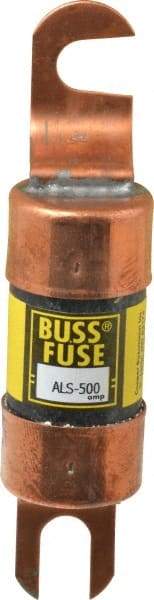 Cooper Bussmann - 500 Amp Time Delay Fast-Acting Forklift & Truck Fuse - 125VAC, 125VDC, 4.71" Long x 1" Wide, Bussman ALS-500, Ferraz Shawmut ALS450 - Makers Industrial Supply