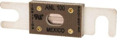 Cooper Bussmann - 100 Amp Non-Time Delay Fast-Acting Forklift & Truck Fuse - 125VAC, 80VDC, 3.18" Long x 0.75" Wide, Littelfuse CNL100, Bussman ANL-100, Ferraz Shawmut CNL100 - Makers Industrial Supply